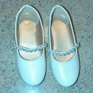 EUC Dress Mary Jane Pearl Rhinestone Shoes